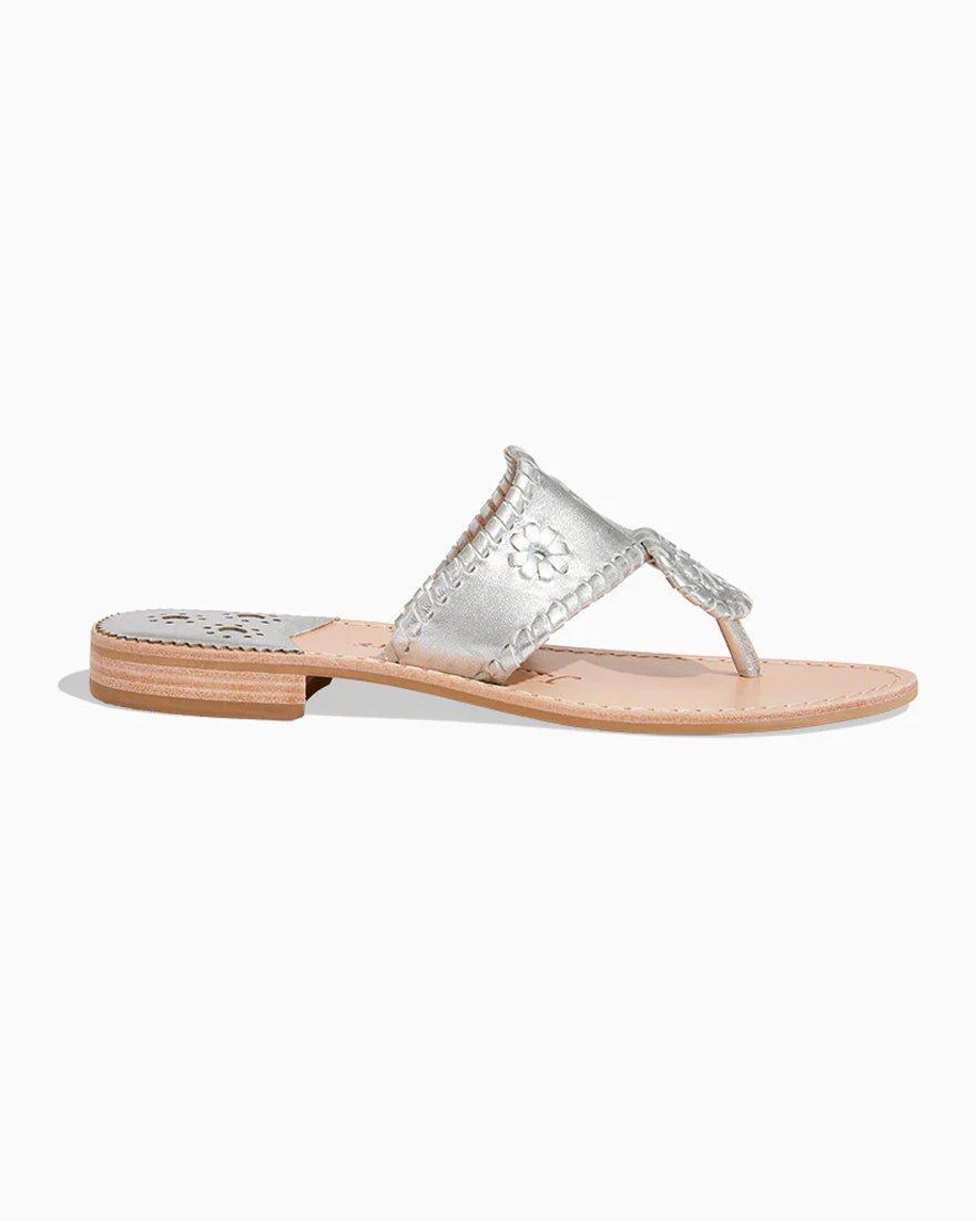 Jacks Flat Sandal - Silver