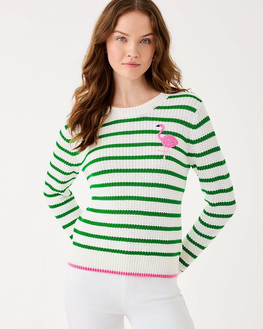 Jovienne Sweater - Coconut Shine Bright Stripe