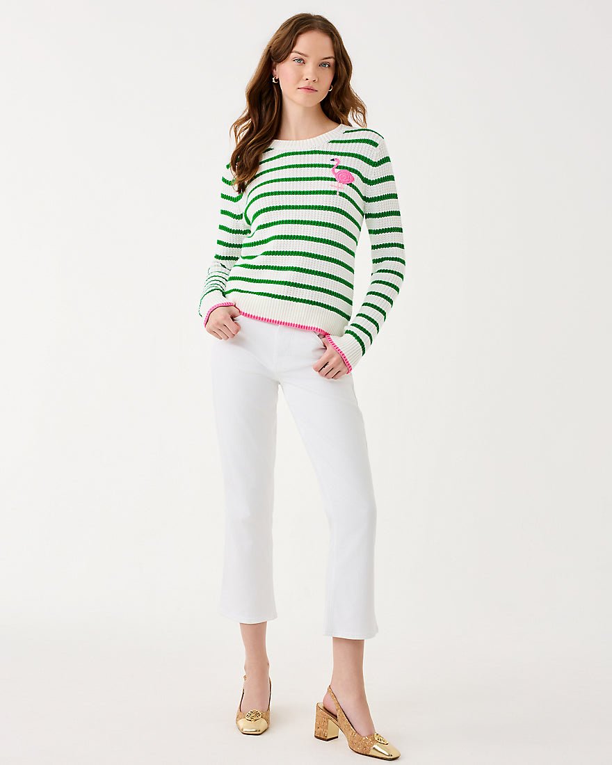 Jovienne Sweater - Coconut Shine Bright Stripe