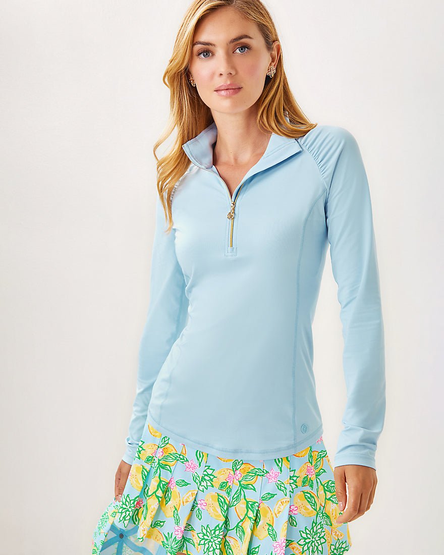 Justine Half Zip Upf 50 Plus - Bluette