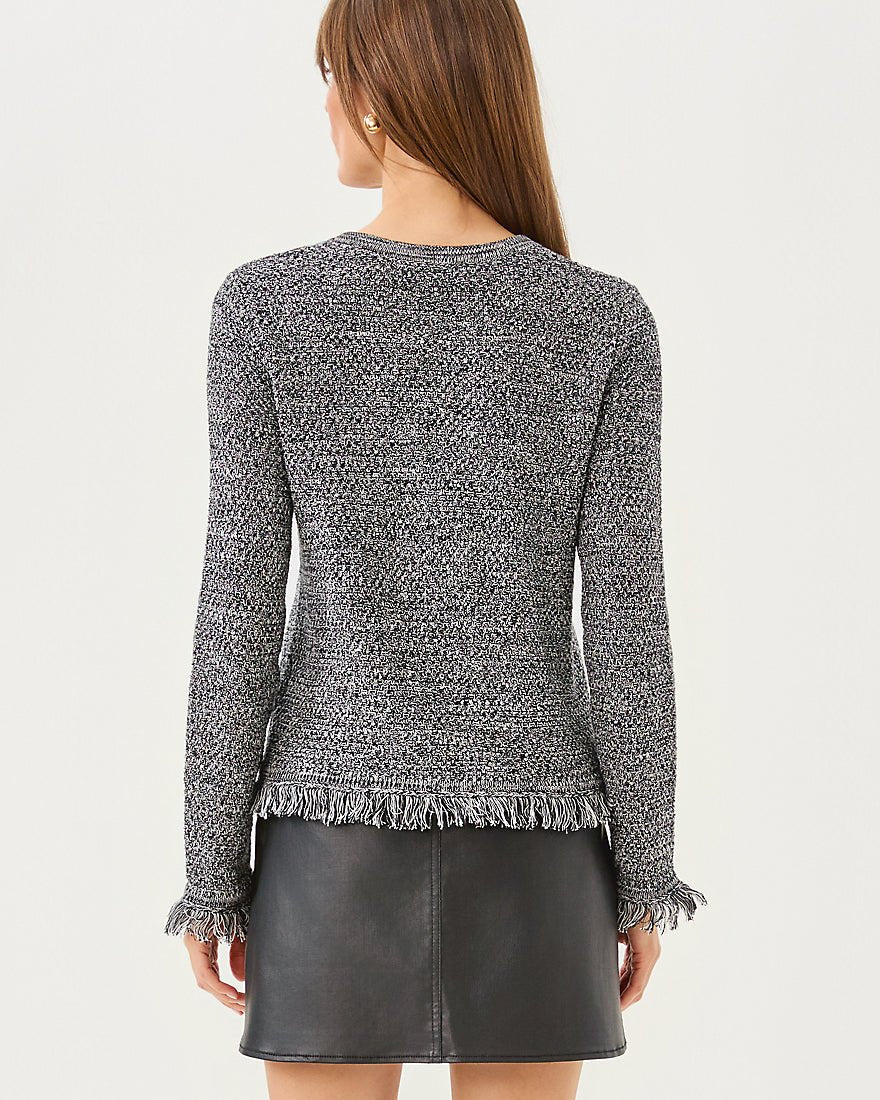 Kelso Cardigan - Black Marl