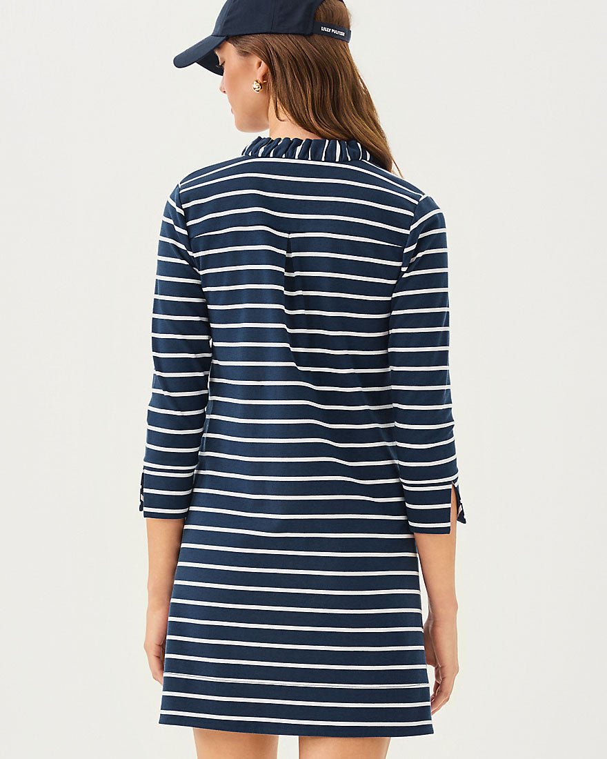 Knightley Dress - Low Tide Navy Heritage Stripe