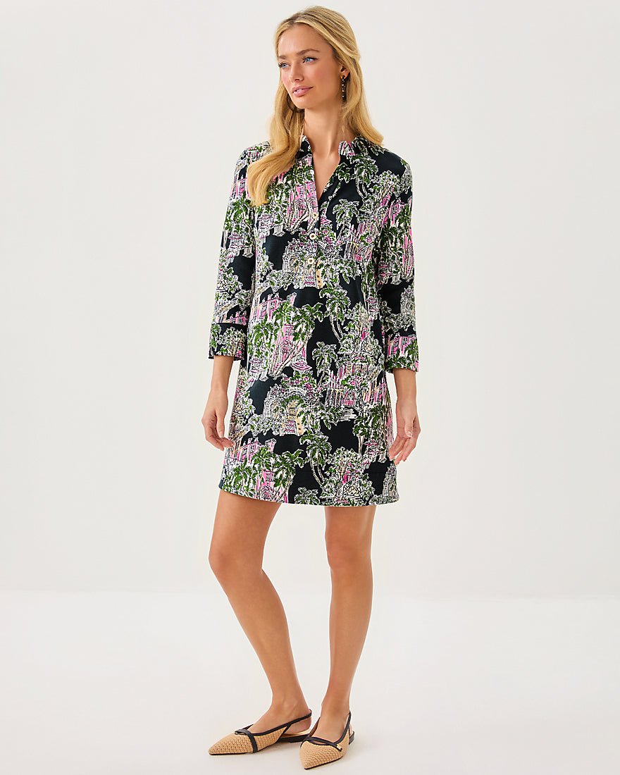 Knightley Dress - Onyx Pb Anniversary Toile