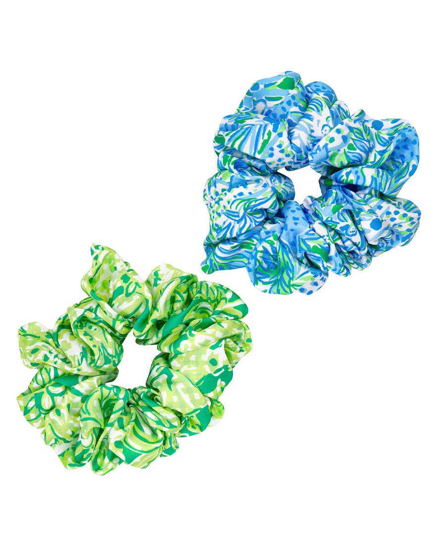 Large Scrunchie Set - Dandy Lions And Check Yourself