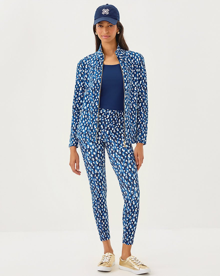 Leona Upf 50 Plus Zip Up Jacket - Starlight Navy Youre An Animal