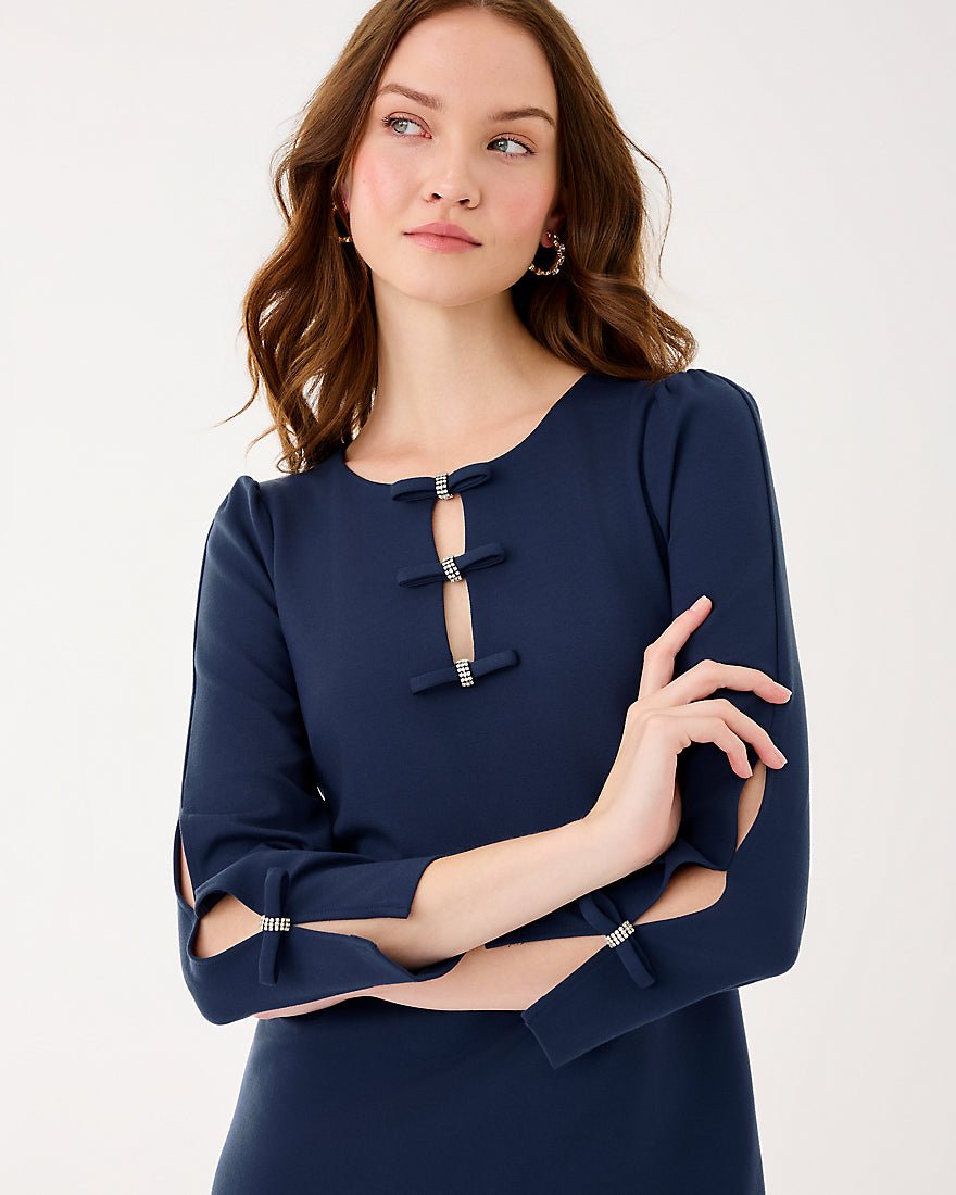 Leyland Shift Dress - Low Tide Navy