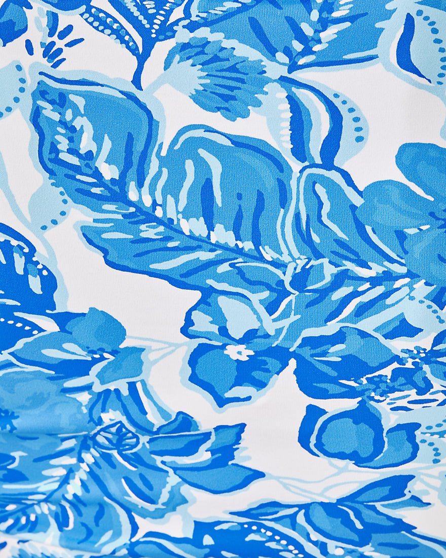 Lilly X Saint James Garde Cote Mc Top - Azure Soleil Allover