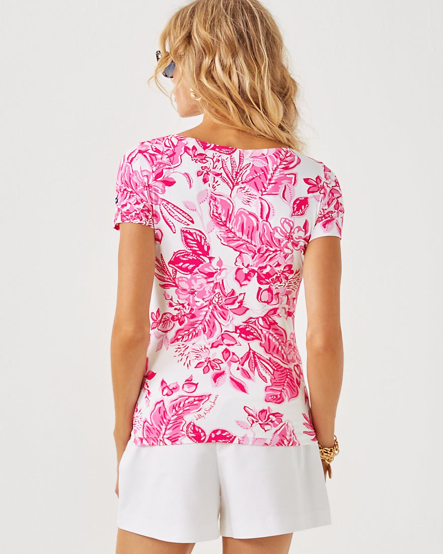 Lilly X Saint James Garde Cote Mc Top - Rose Soleil Allover