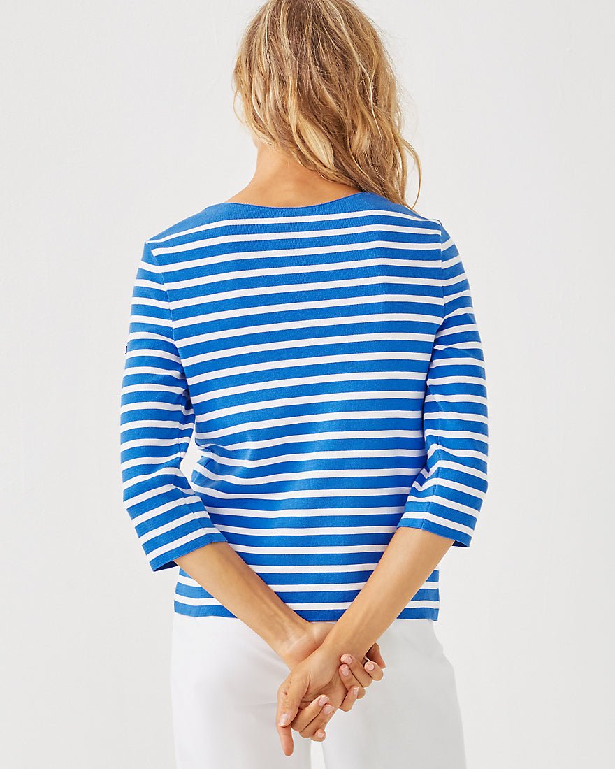 Lilly X Saint James Voissey Sweater - Azure