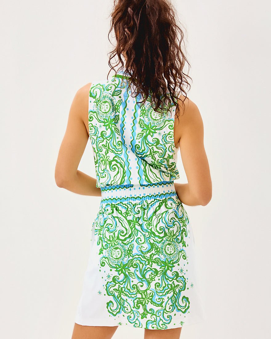 Love Active Sleeveless Dress Upf 50 Plus - Resort White Sol Mates