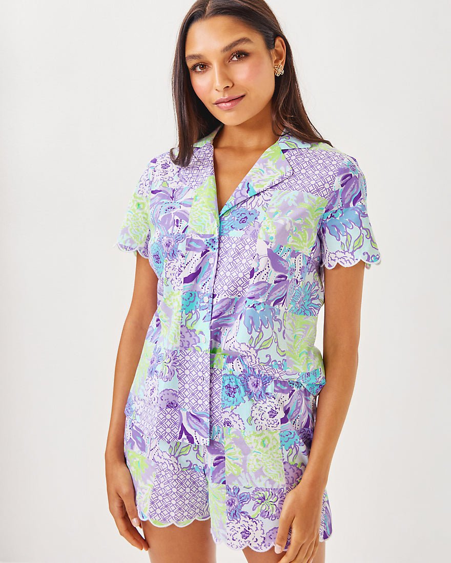 Marlita Pj Top - Multi Juicy Story Patch
