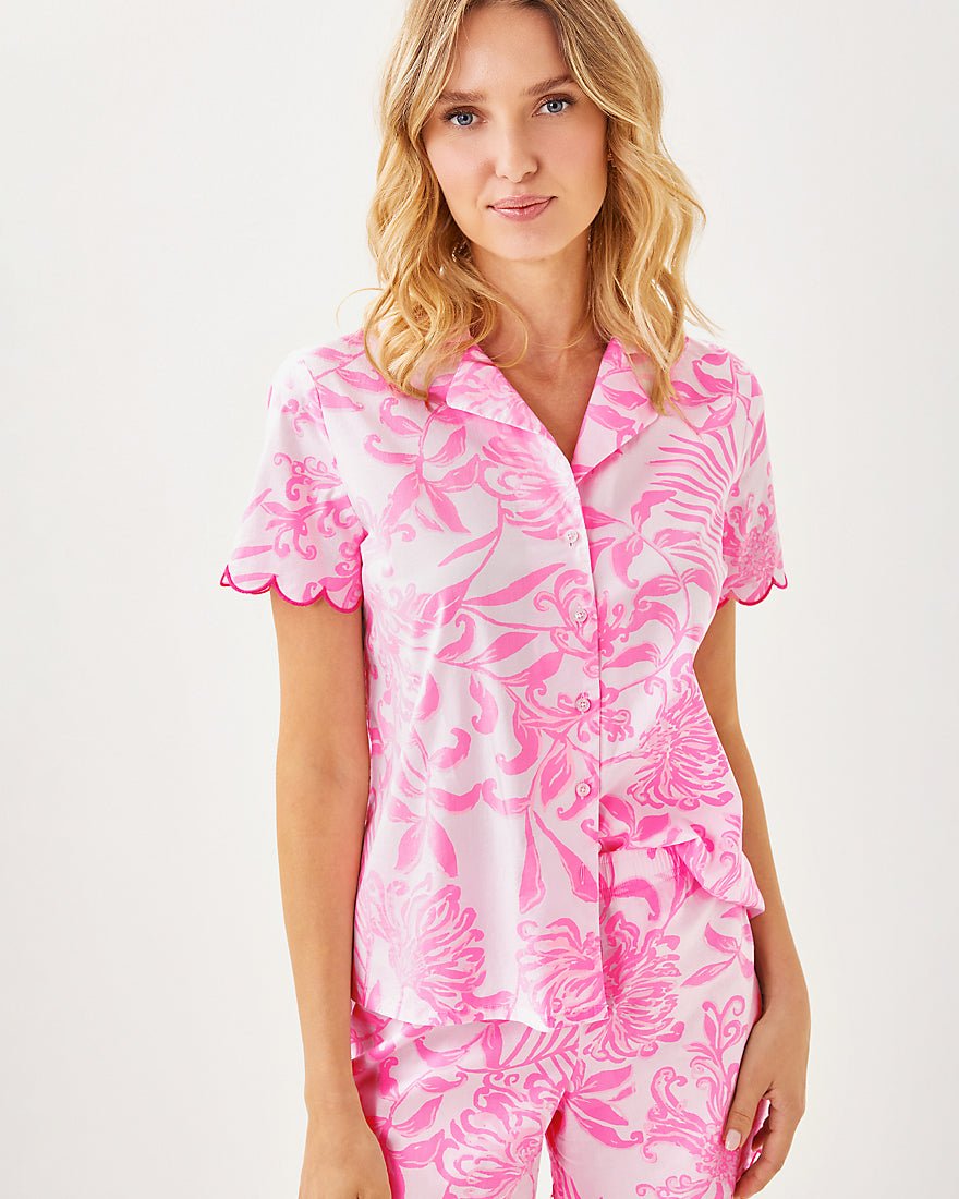Marlita Pj Top - Rousseau Pink Glisten In The Sun