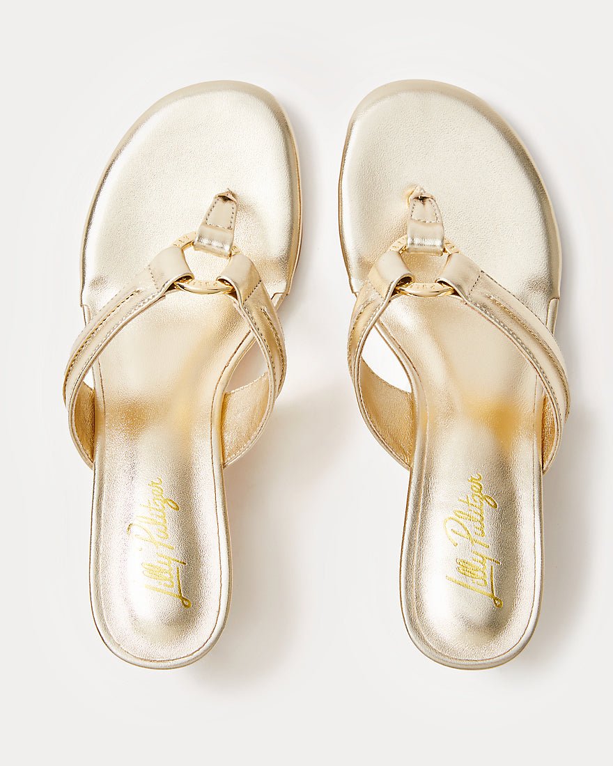 Mckim Wedge - Gold Metallic - 2