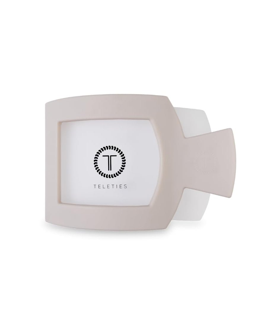 Medium Flat Square Hair Clip - Toasted