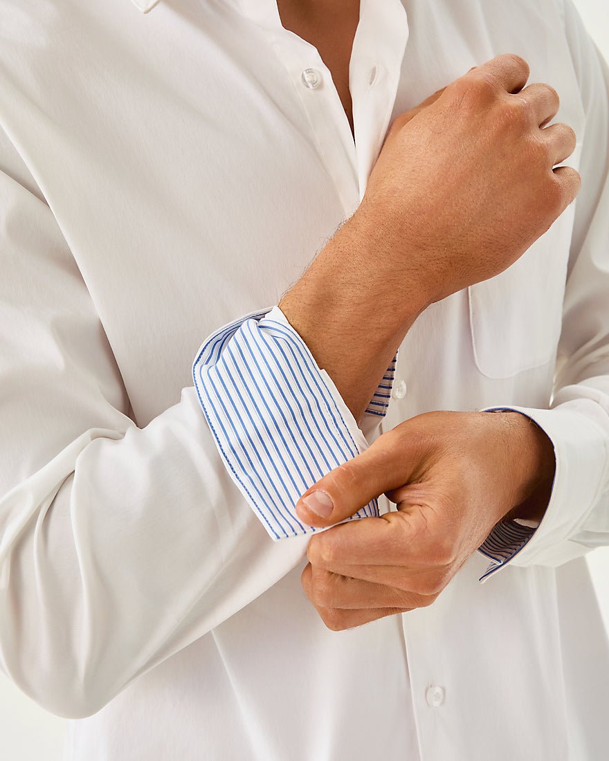 Mens Stuff Addison Shirt - Resort White