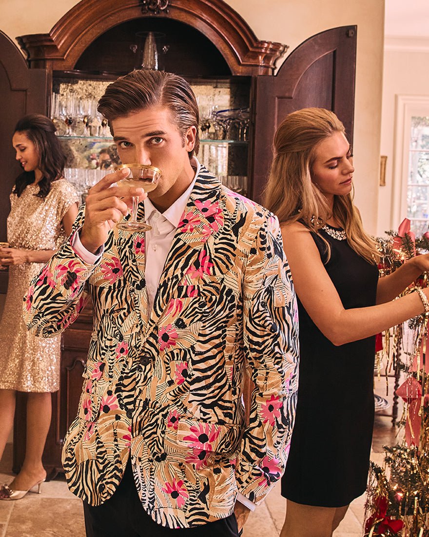 Lilly Pulitzer - Mens Stuff Flagler Blazer - Rutabaga El Morocco