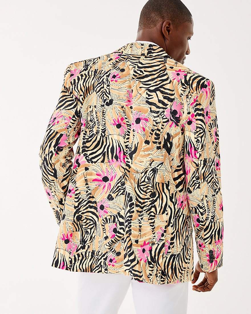 Lilly Pulitzer - Mens Stuff Flagler Blazer - Rutabaga El Morocco