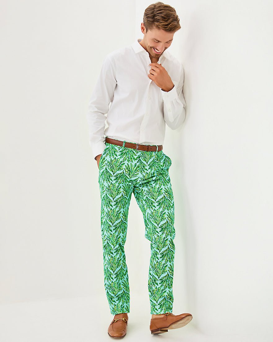 Mens Stuff Mizner Stretch Pant - Kitts Green Shady Babe