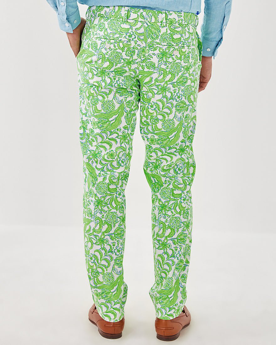Mens Stuff Mizner Stretch Pant - Resort White Lil Daffodil Hill