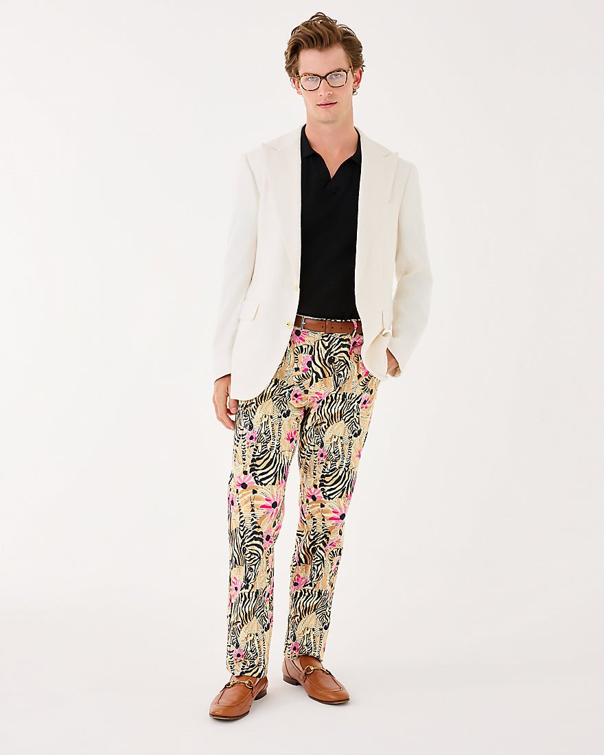 Lilly Pulitzer - Mens Stuff Mizner Stretch Pant - Rutabaga El Morocco