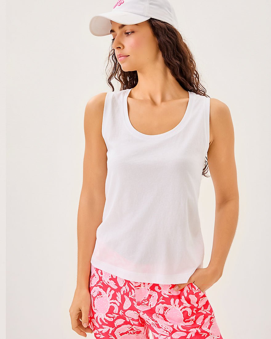 Meredith Tank Top - Resort White