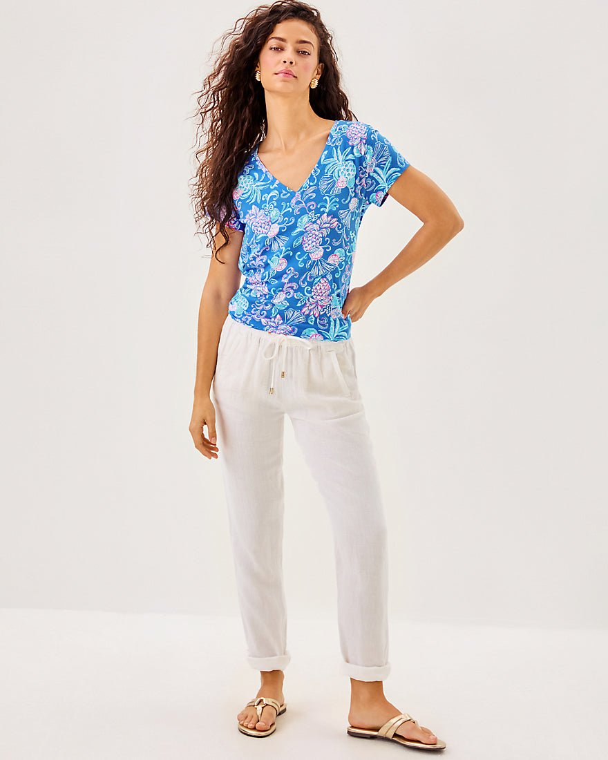 Meredith Tee - Sunwashed Blue Citrus Crush