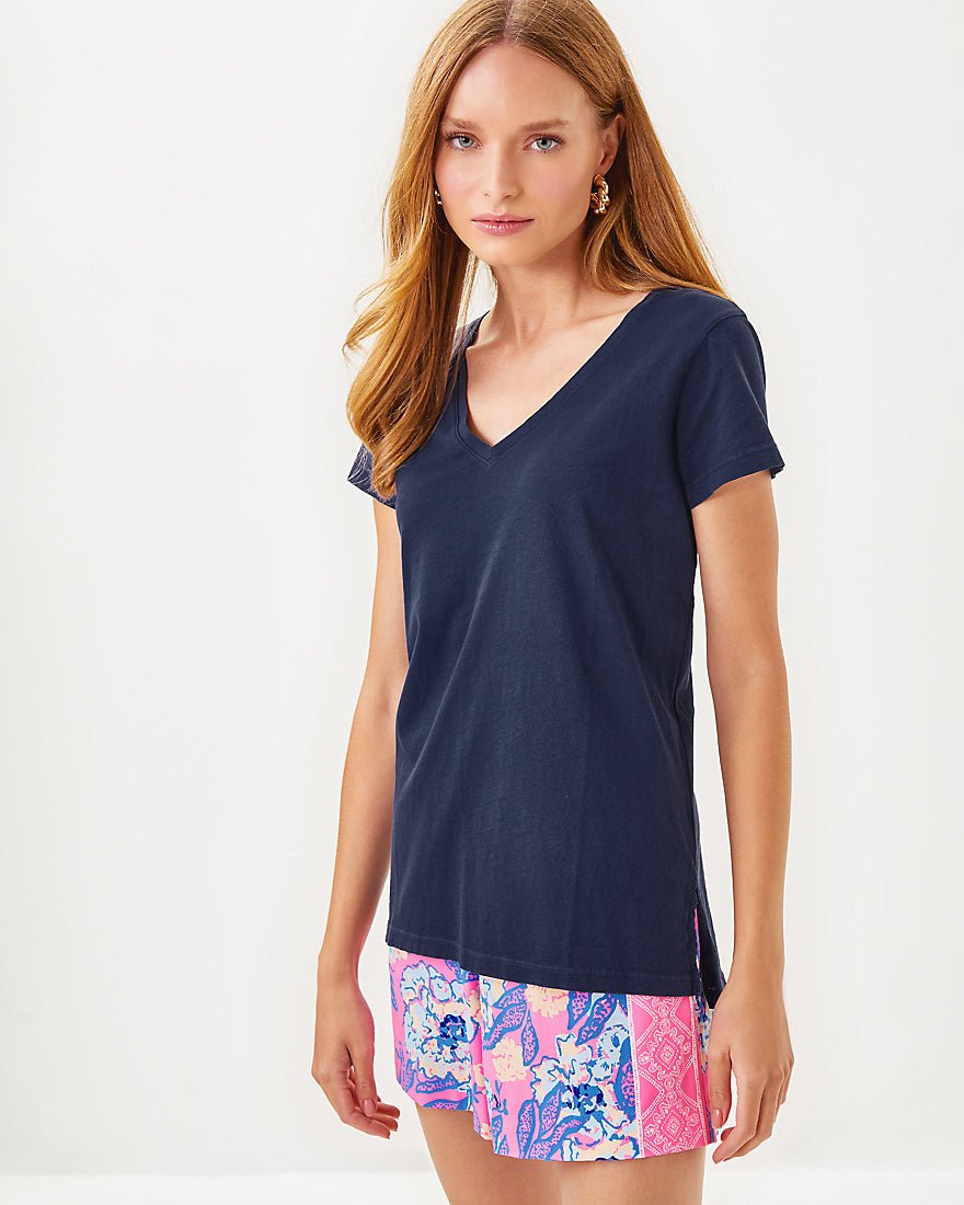 Meredith Tee - True Navy