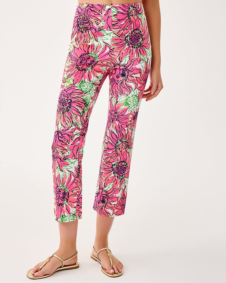 Lilly Pulitzer - Michelle Crop Pant - Coconut Shine Your Bright