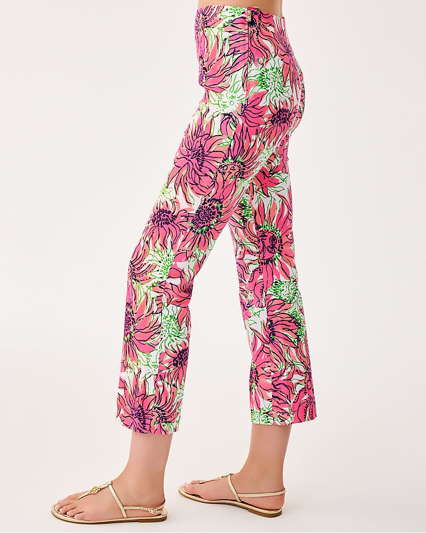 Lilly Pulitzer - Michelle Crop Pant - Coconut Shine Your Bright