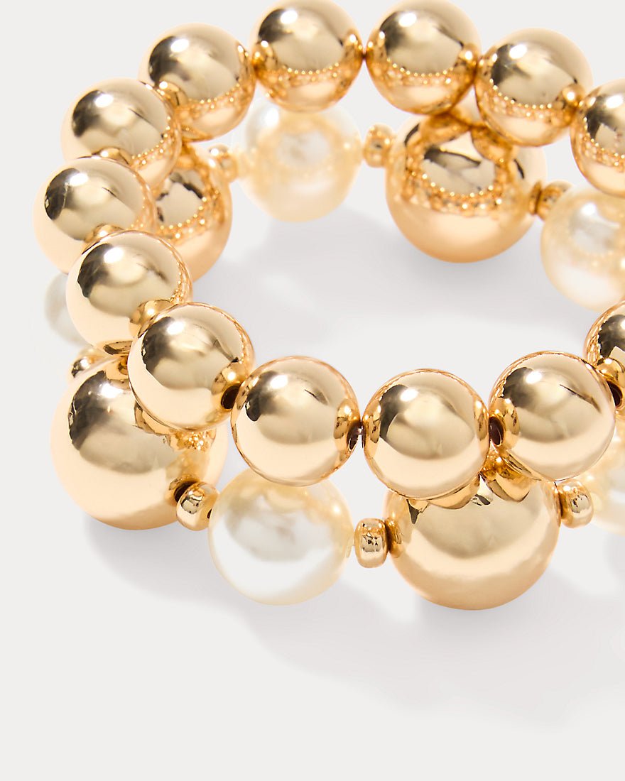 Lilly Pulitzer - Moonlight Magic Stretch Bracelet - Gold Metallic