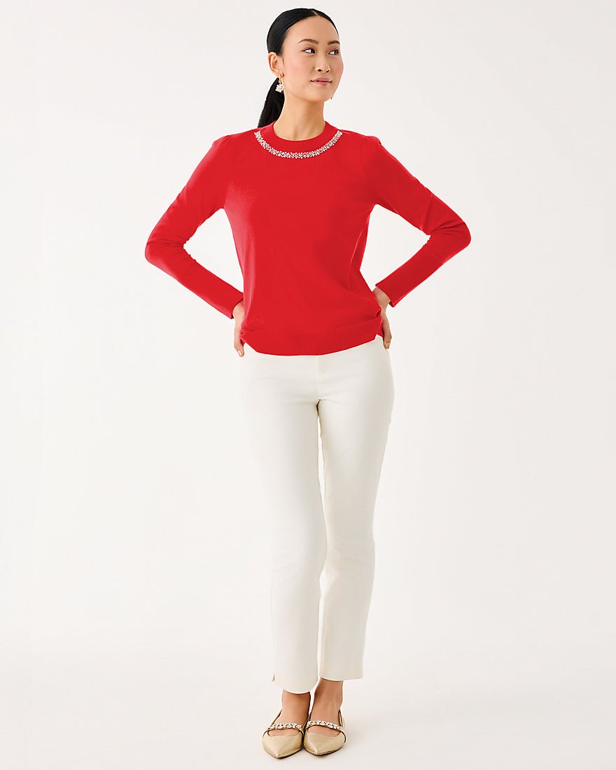Morgen Sweater - Cranberry Red
