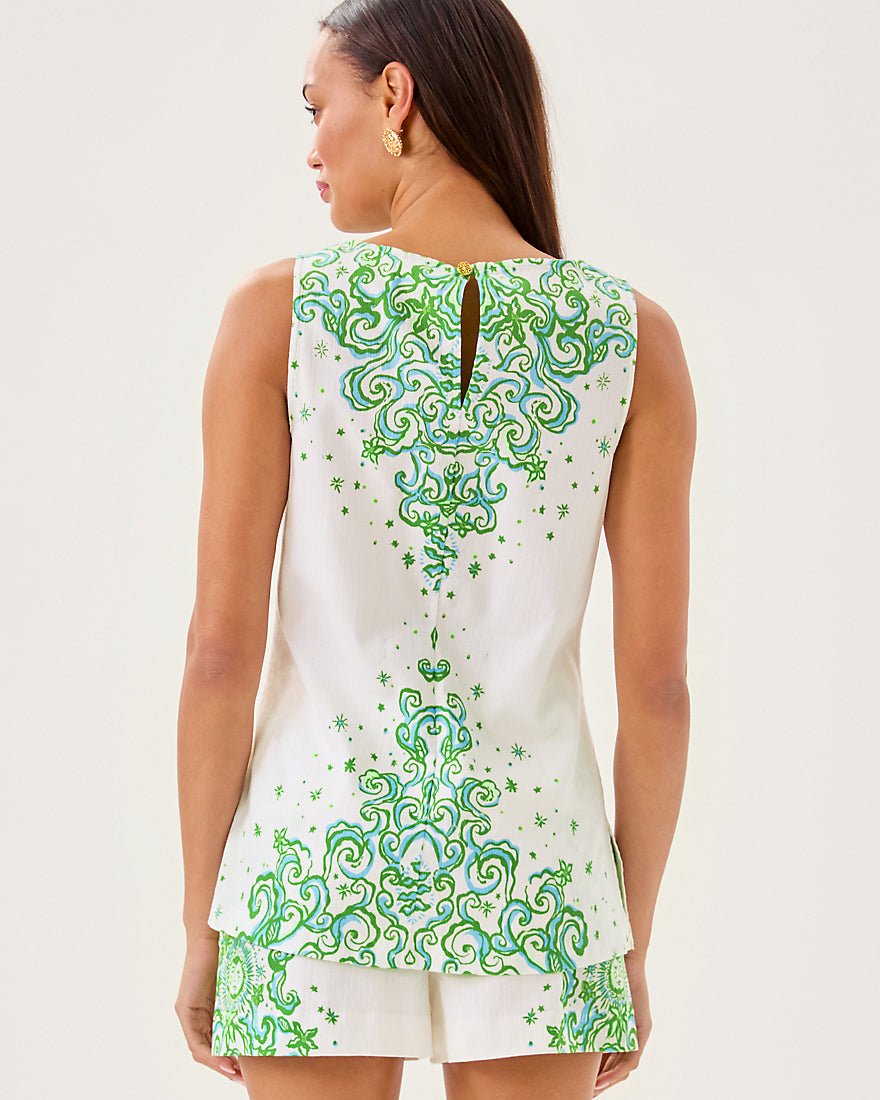 Palmita Tunic Top - Resort White Sol Mates