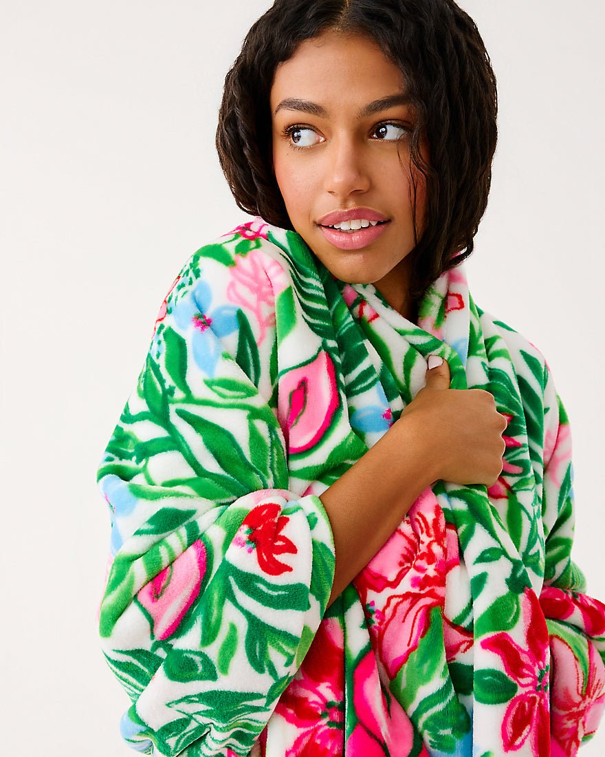 Paradise Engineered Blanket - Multi Glowing Gardens