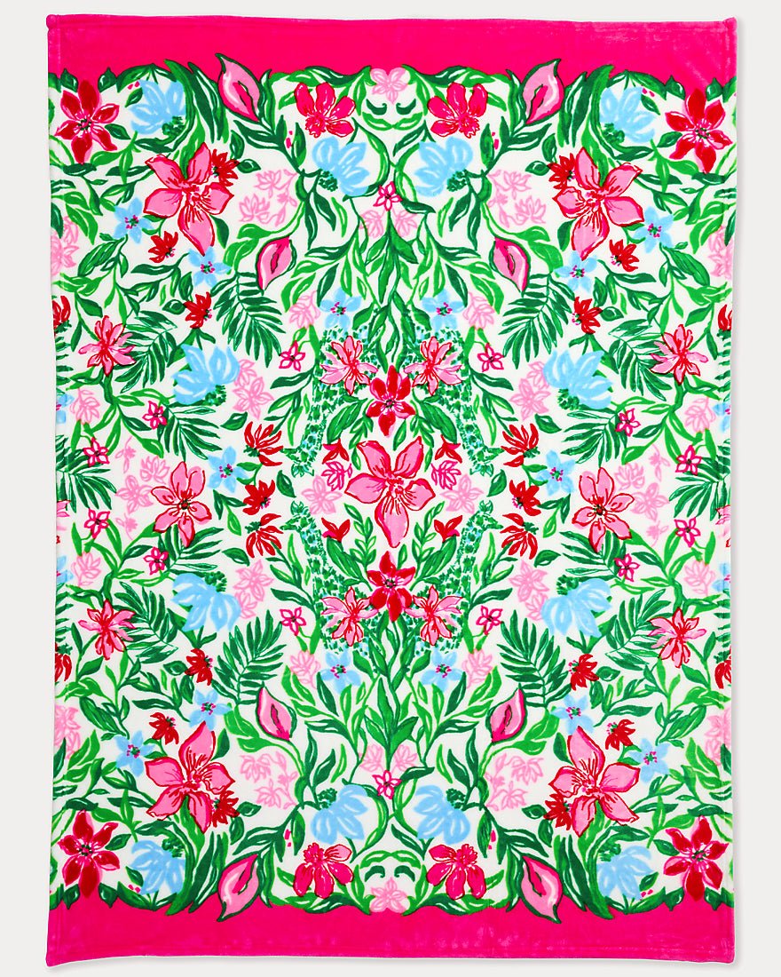 Paradise Engineered Blanket - Multi Glowing Gardens