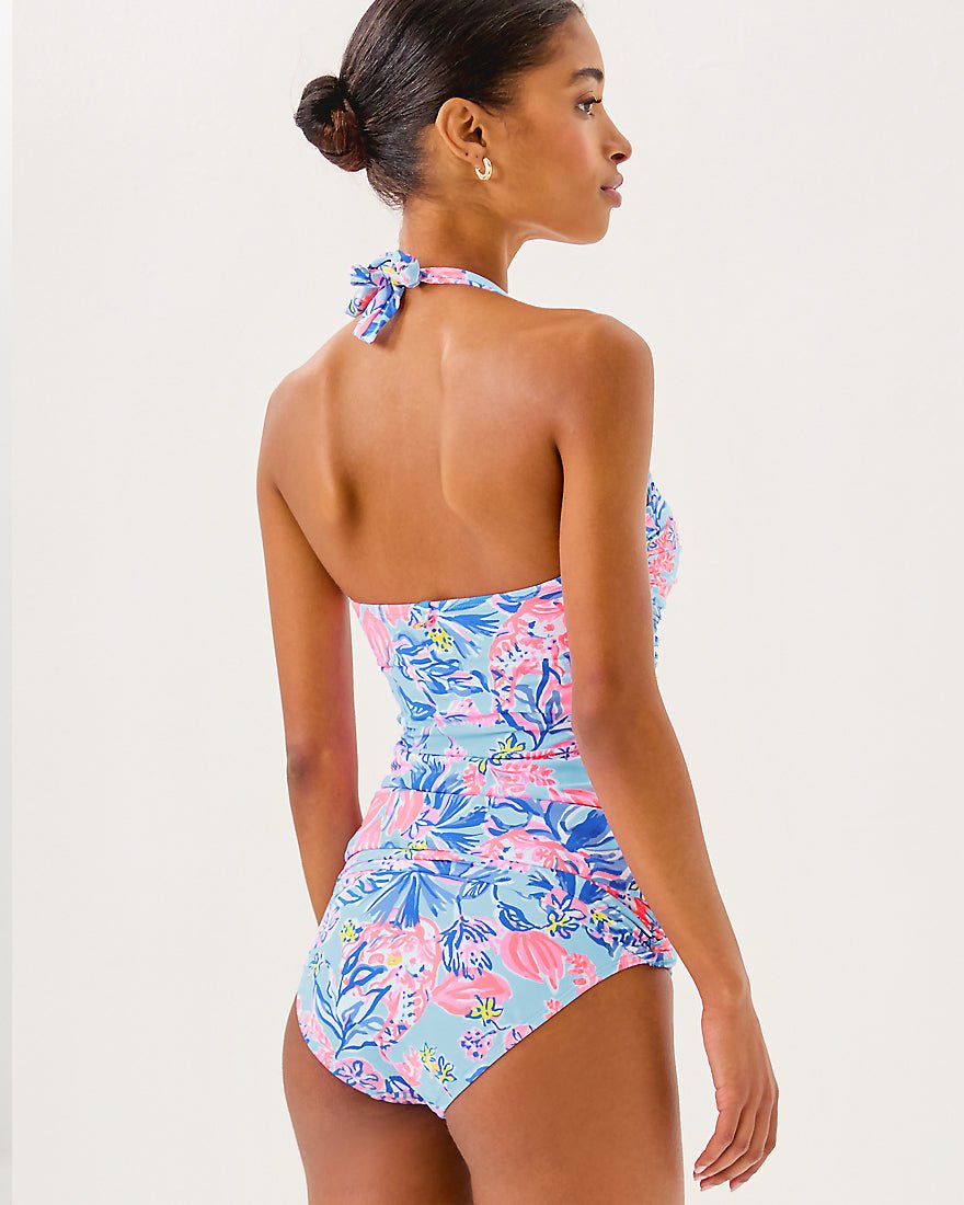 Peggi Tankini Top - Multi Elephant Splash