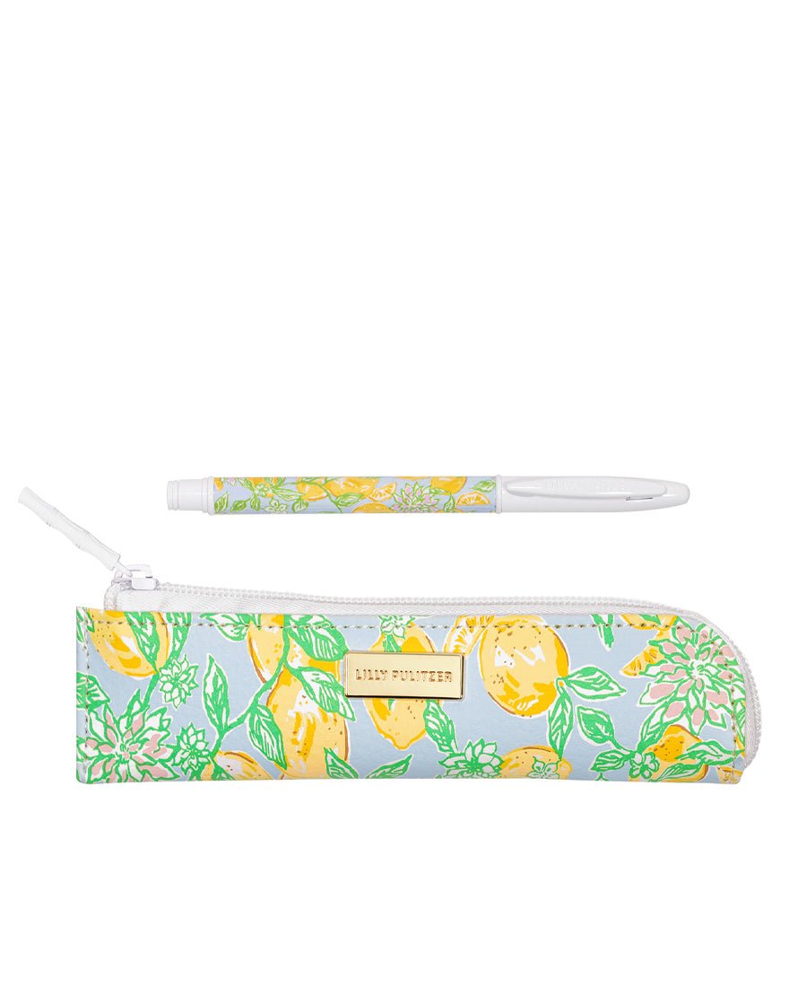 Pen With Pouch - Make Lemonade