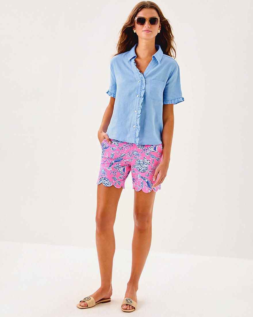 Reggie Knit Short - Rousseau Pink Barefoot Beachcombers