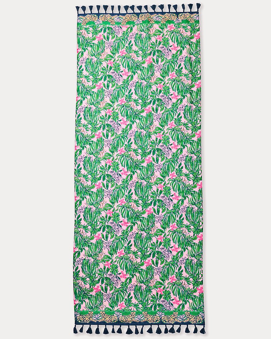Resort Scarf - Conch Shell Pink Roaring With Joy