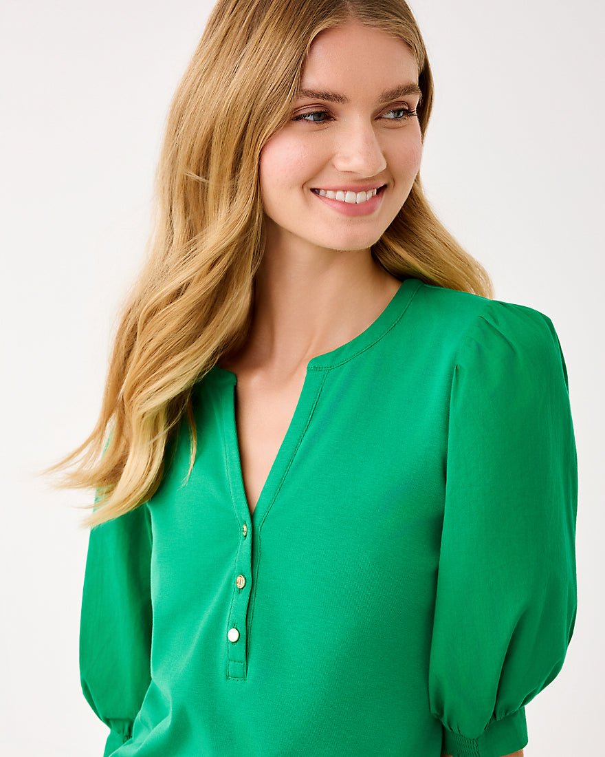 Lilly Pulitzer - Ronson Knit Top - Bamboo Green