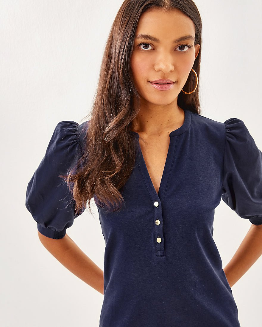 Ronson Knit Top - Low Tide Navy