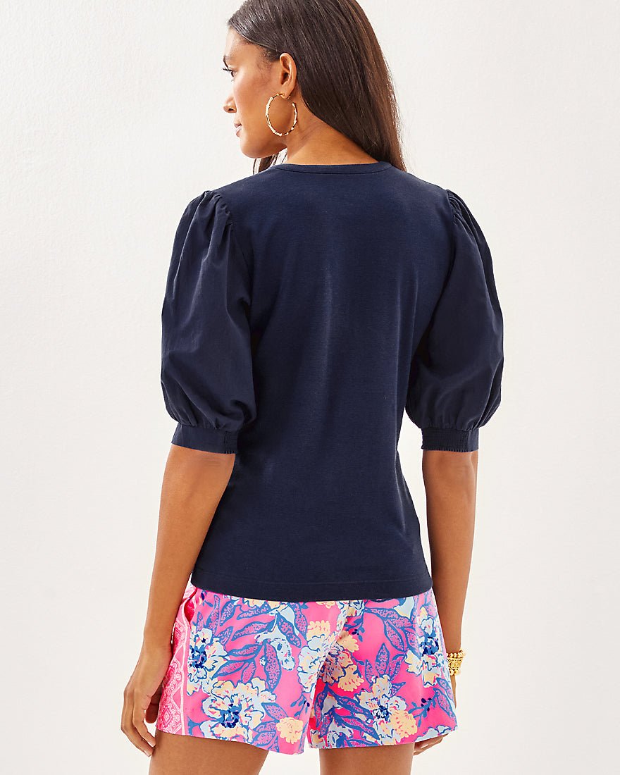 Ronson Knit Top - Low Tide Navy