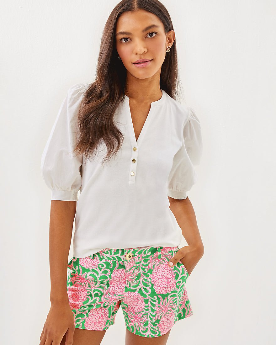 Ronson Knit Top - Resort White