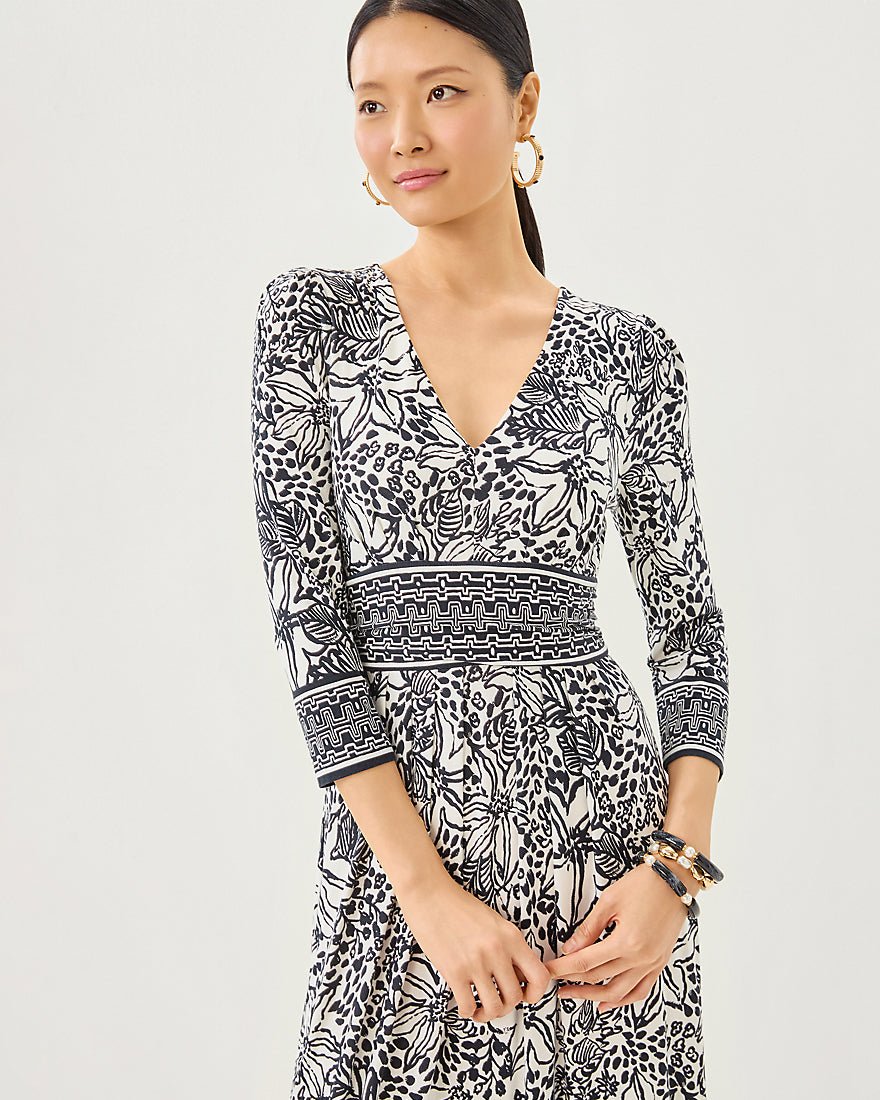 Roslynne Maxi Dress - Onyx Lots To Spot