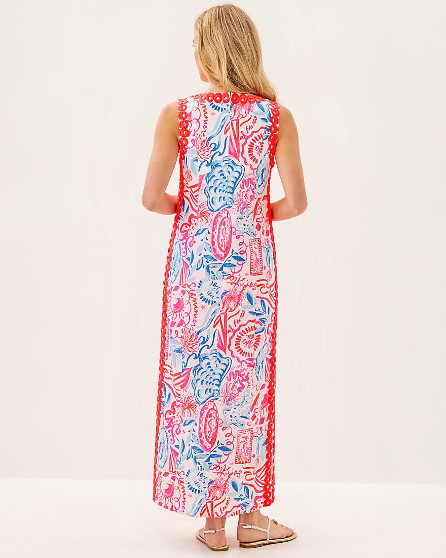 Sadie Maxi Romper - Resort White Sun Sea Sand