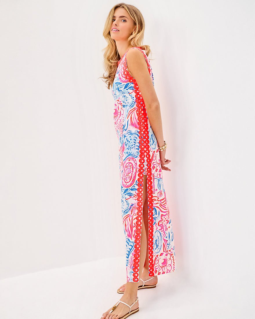 Sadie Maxi Romper - Resort White Sun Sea Sand