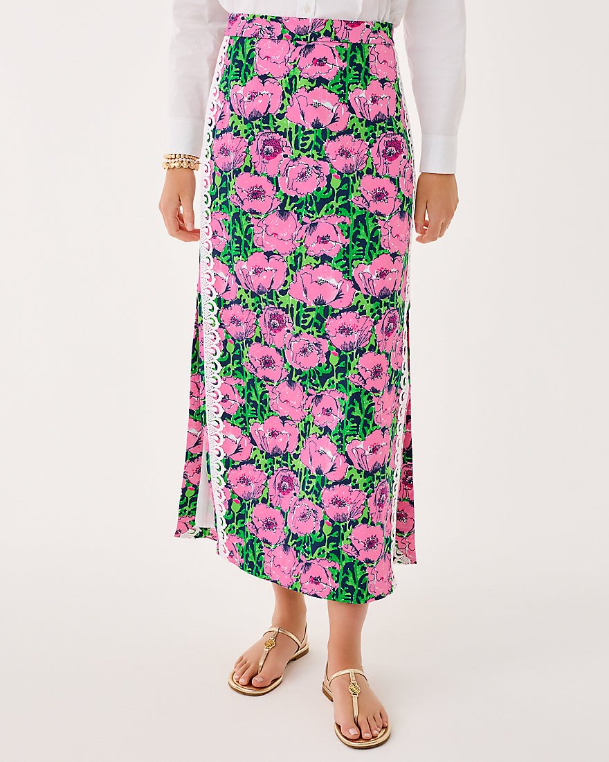 Sanders Maxi Skirt - Low Tide Navy Florrie