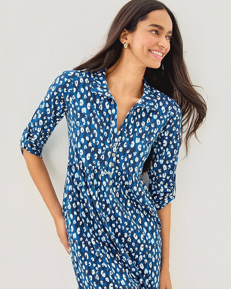 Saralyn Dress - Starlight Navy Youre An Animal