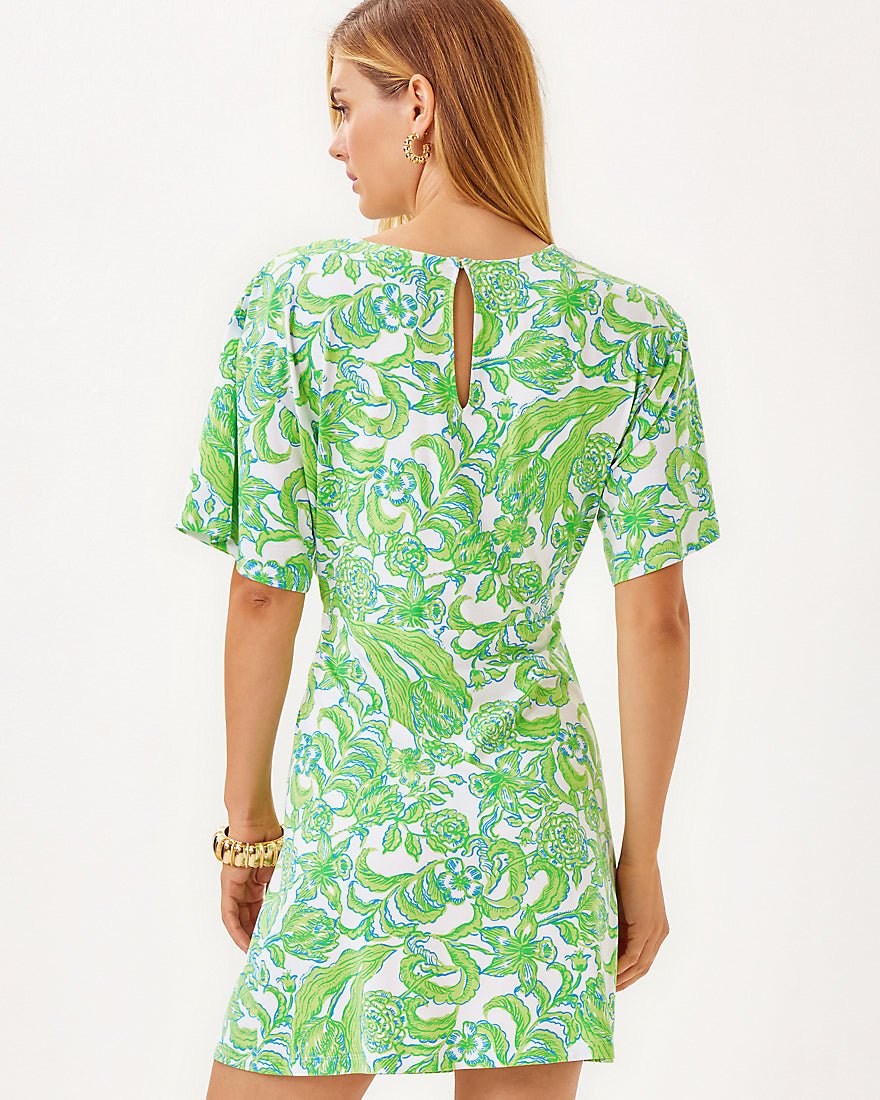 Shaw Dress - Resort White Daffodil Hill