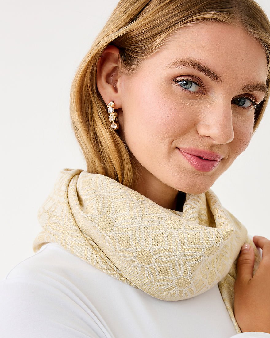 Shine Your Bright Hoop Earrings - Clear