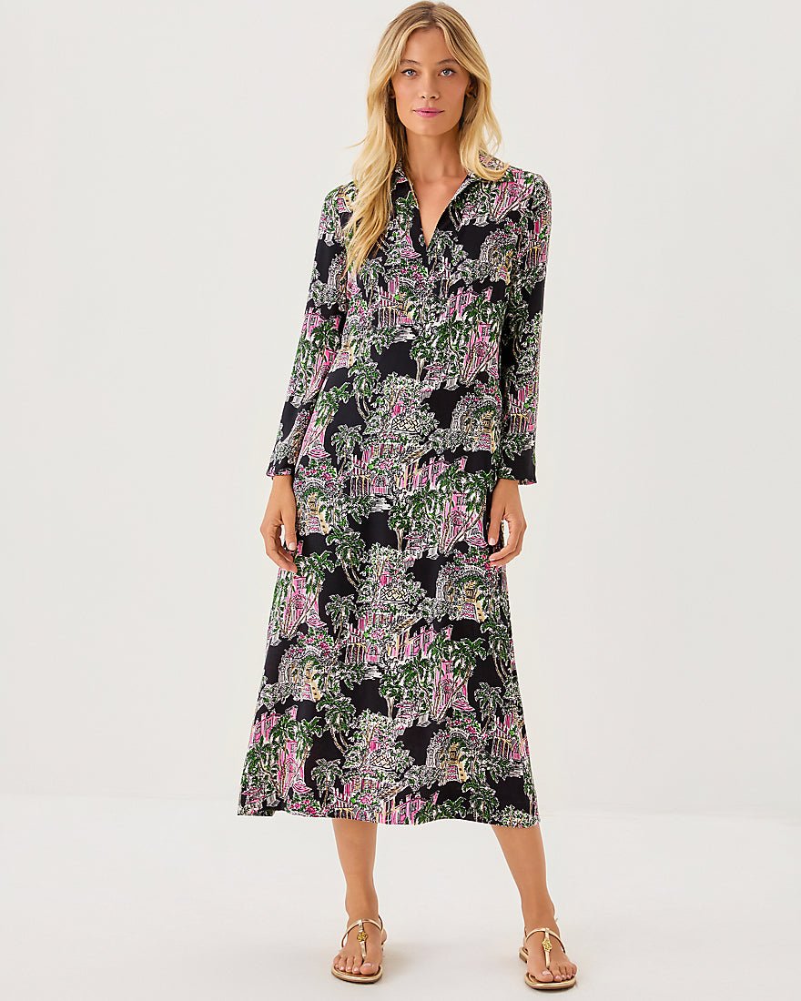 Simona Dress - Onyx Pb Anniversary Toile